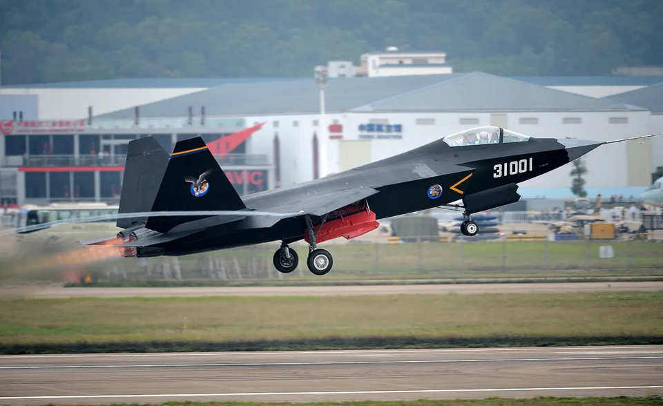 The first FC-31 prototype appeared at the airshow at Zhuhai in 2014 but disappeared for some time thereafter, with some analysts saying the program was dead. <em>AP</em>