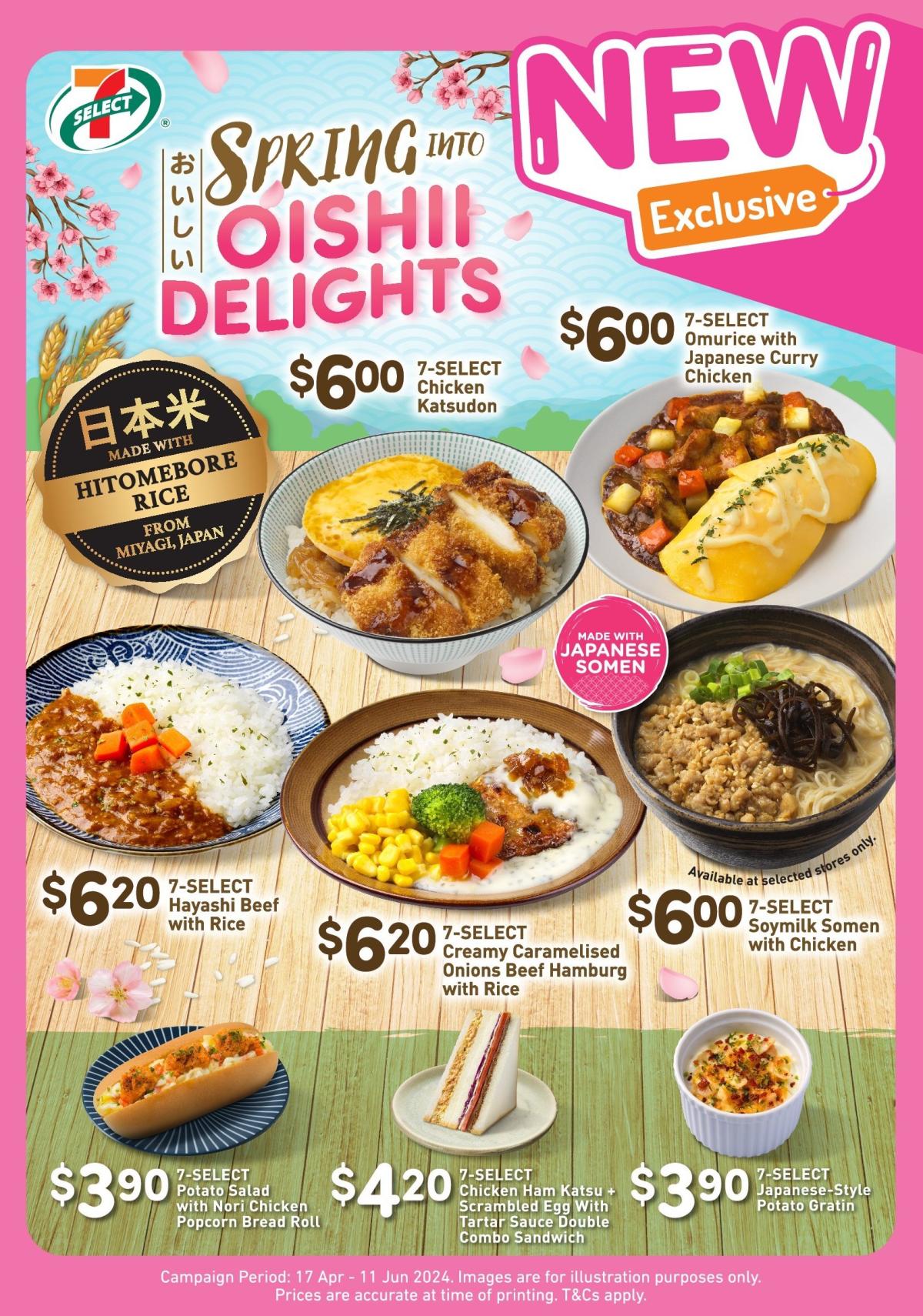 Experience the delights of Oishii with 7-Eleven’s new Japanese-inspired Ready-To-Eat menu