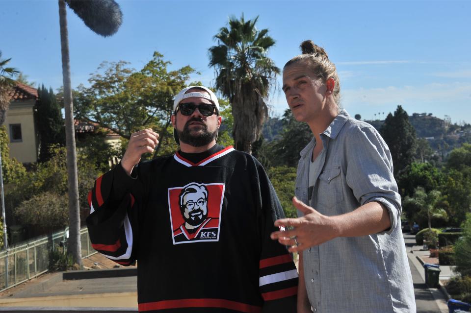 Kevin Smith and Jason Mewes in Madness in the Method. 