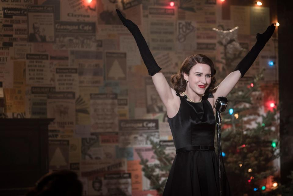 Mrs. Maisel lives on Manhattan’s Upper West Side while her pursuit of a career in comedy takes her to iconic clubs in the West Village, such as the Gaslight and Village Vanguard.