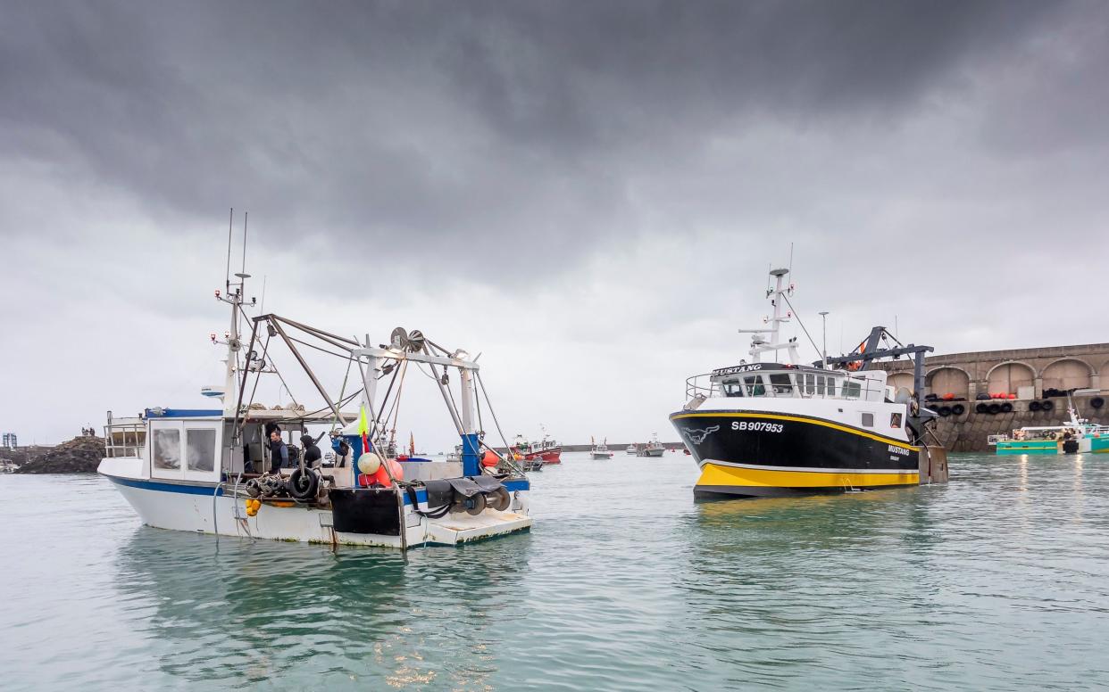 Last week French fishing vessels blocked the port of St Helier in Jersey over the fishing licenses row - Gary Grimshaw/Balliwick Express 