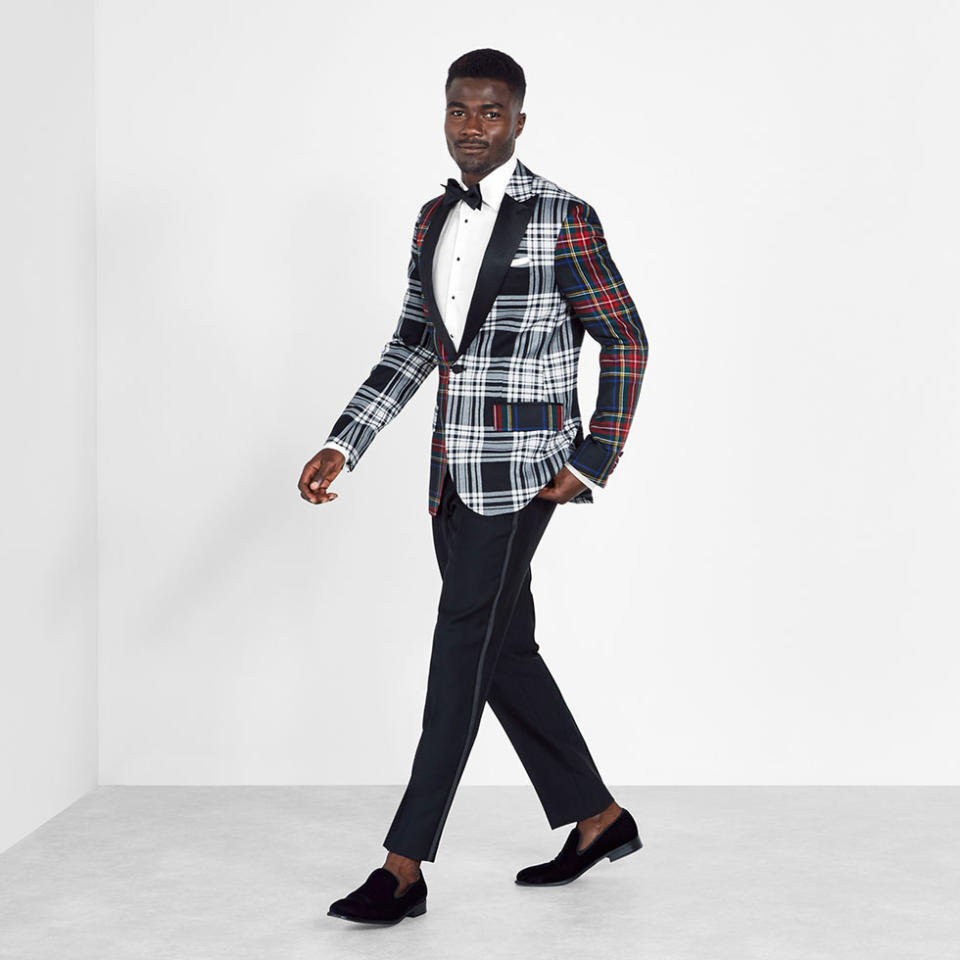 Split Tartan Tuxedo