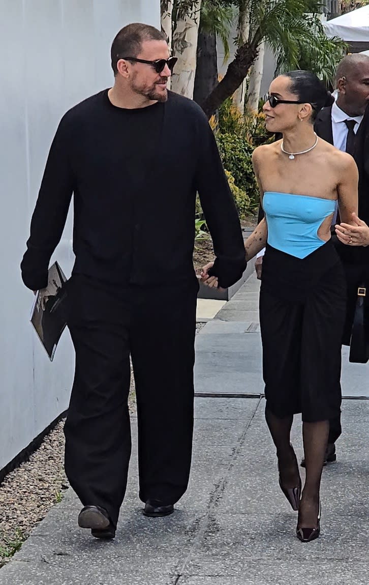 Channing Tatum et Zoë Kravitz à Hollywood pour célébrer Lenny Kravitz