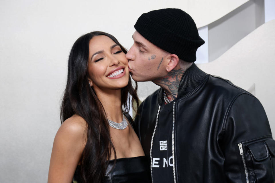 Blackbear kissing Michele Maturo