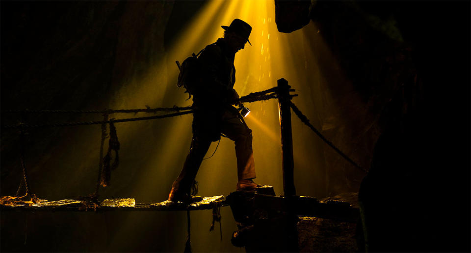 Harrison Ford in the first look image from Indiana Jones 5. (Lucasfilm/Disney)