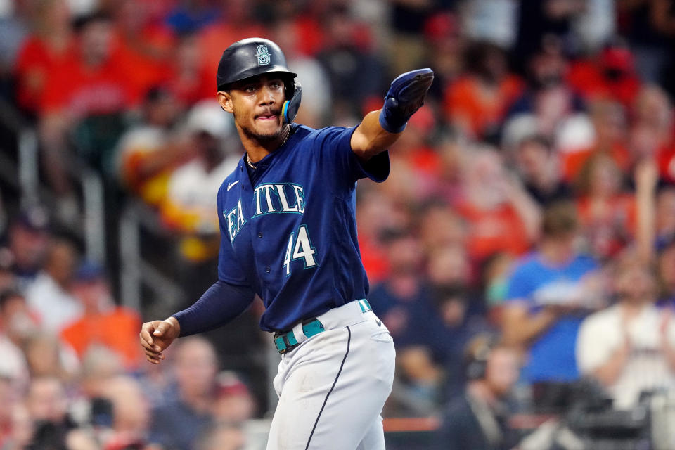 新科美聯新人王Julio Rodríguez將出戰第五屆世界棒球經典賽。（Photo by Daniel Shirey/MLB Photos via Getty Images）