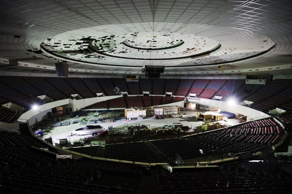 A look inside the Mid-South Coliseum on July 14, 2021.