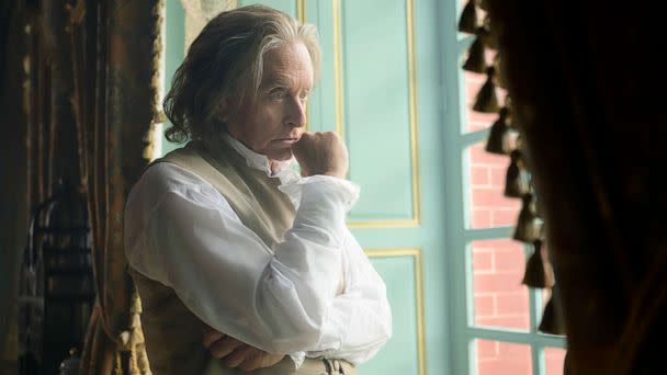 PHOTO: Michael Douglas appears as Benjamin Franklin in new image released by Apple. (Courtesy of Apple)