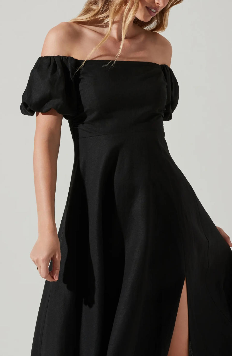 Currently the most popular color out of the three options, the classic black A-Line Dress is flying off the shelves.