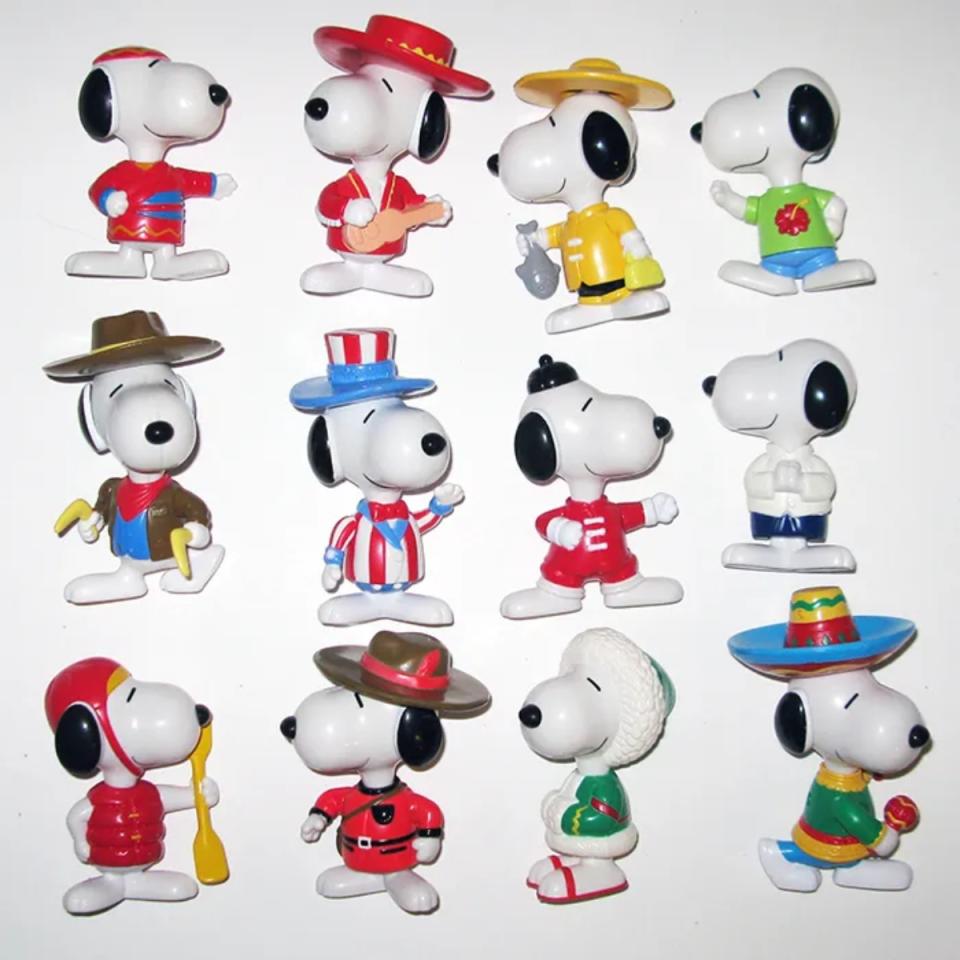 McDonald's Happy Meal Snoopy World Tour toys