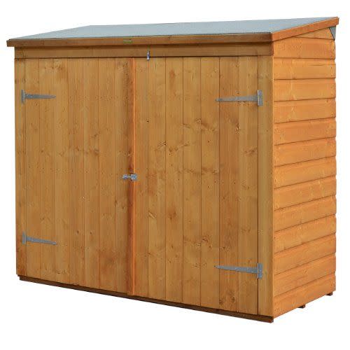 5) Rowlinson Wallstore Wooden Lockable Storage Unit