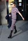 <p>This outfit is proof we should all have some stripes in our wardrobe. <em>[Photo: Getty]</em> </p>