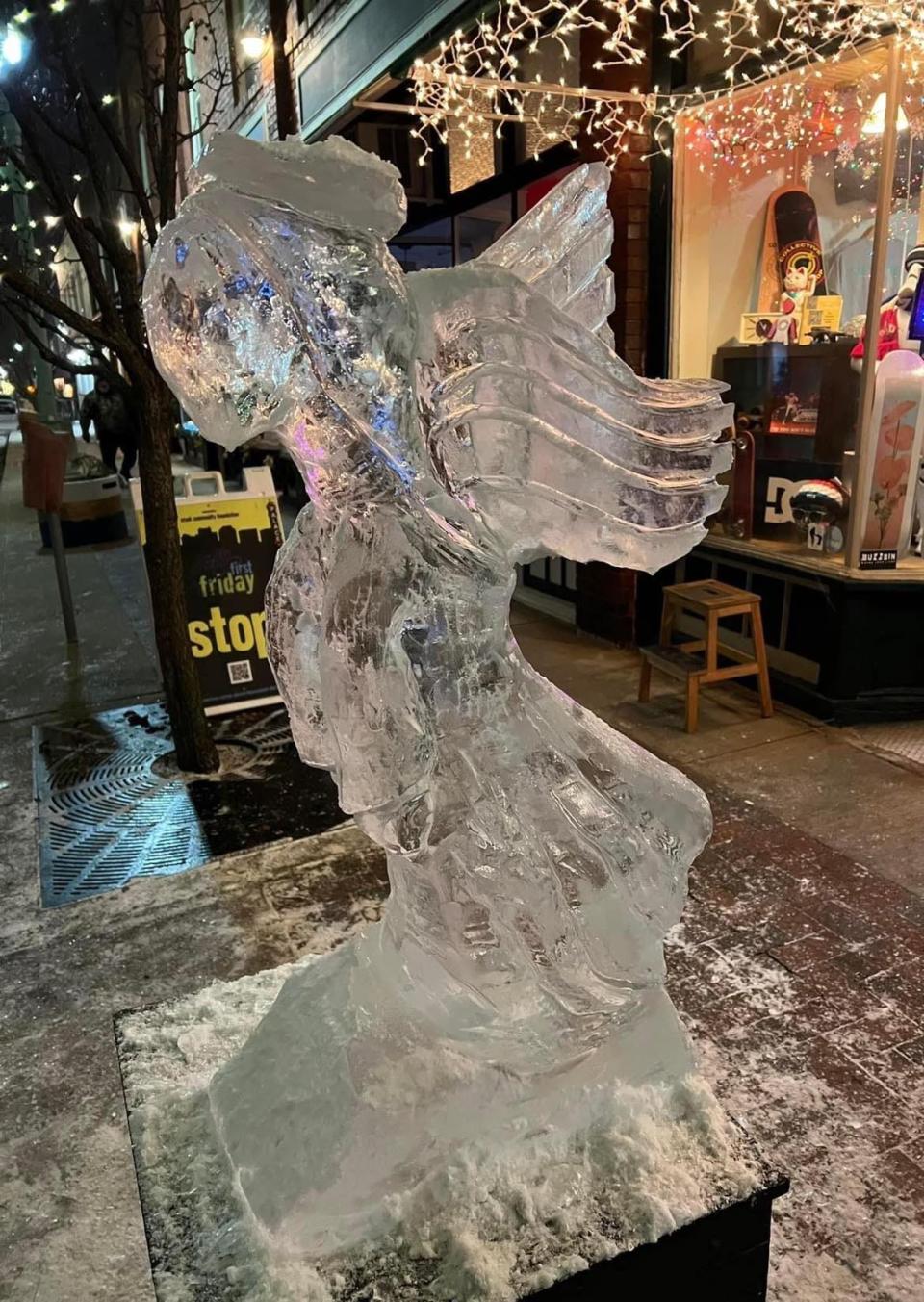 Ice sculpting has become a tradition for Canton First Friday in January. This week's event features ice sculpting demonstrations at 20 locations.
