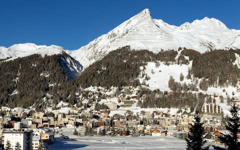 A general view of Davos where 'World Economic Forum' takes place - Credit: Dursun Aydemir/Anadolu