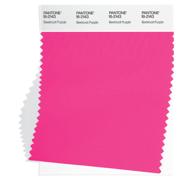 <p>Beetroot Purple (18-2143). Photo: Courtesy of Pantone</p>