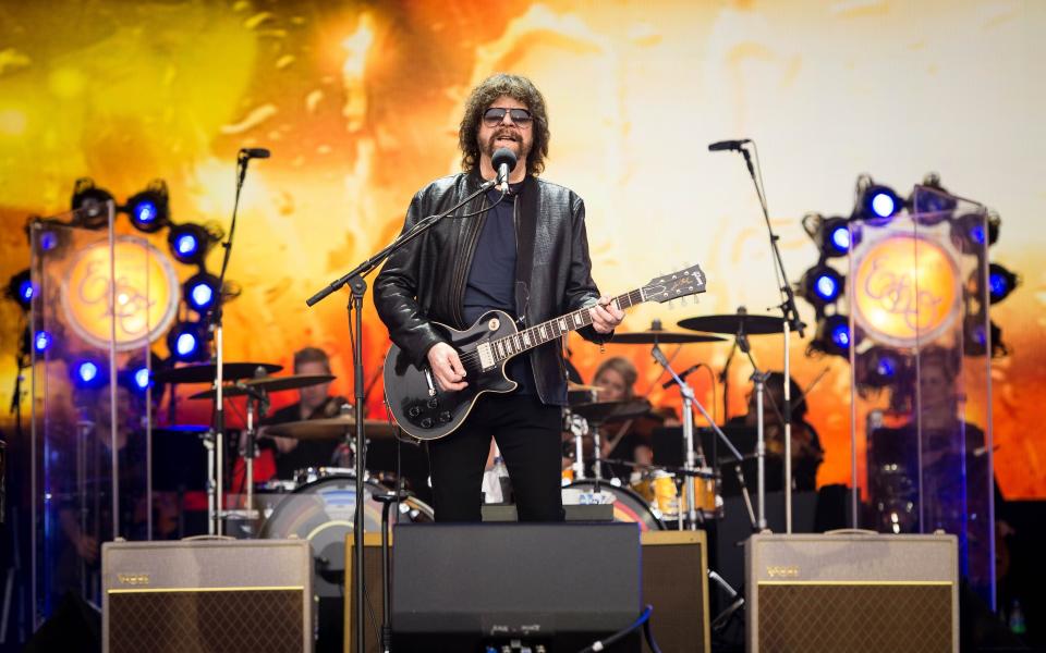 Jeff Lynne struggles to produce Mr Blue Sky in 2016 -  Ian Gavan