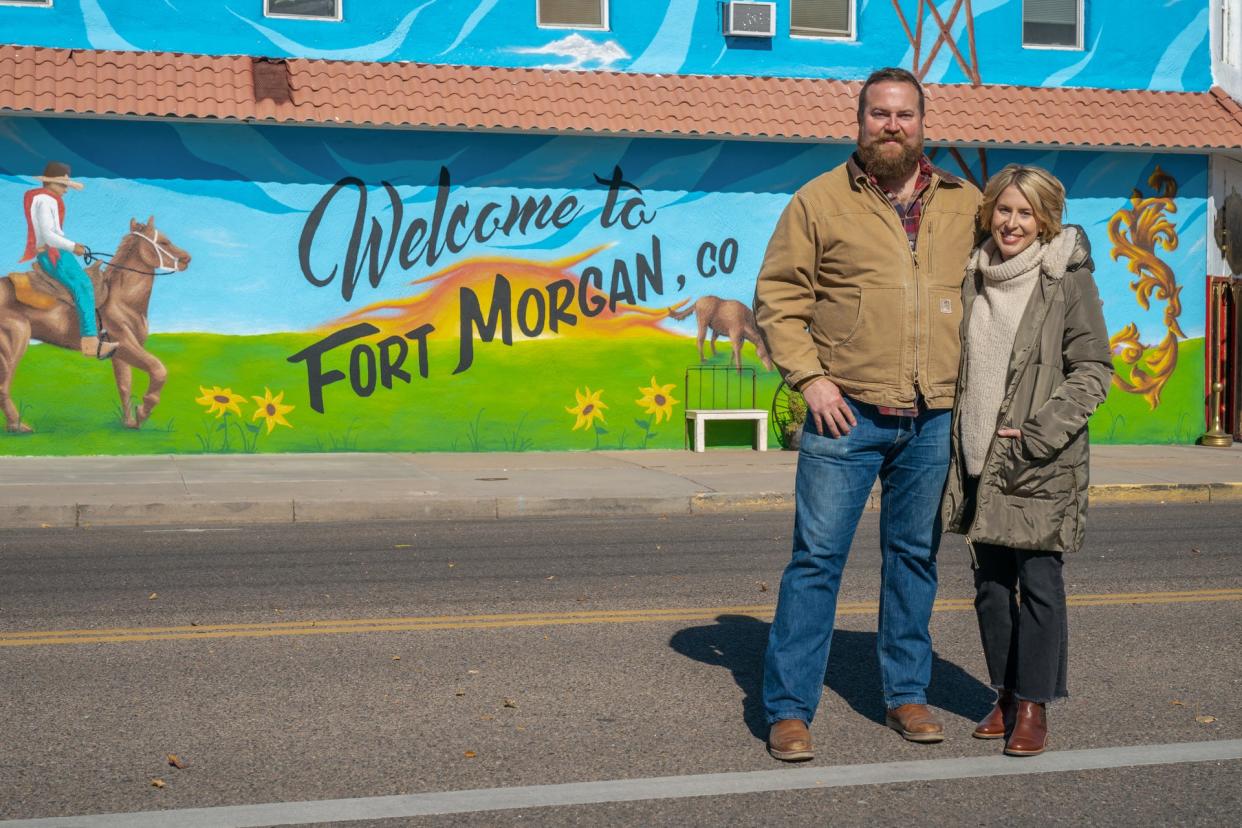 Ben and Erin Napier host HGTV's "Home Town" and "Home Town Takeover."