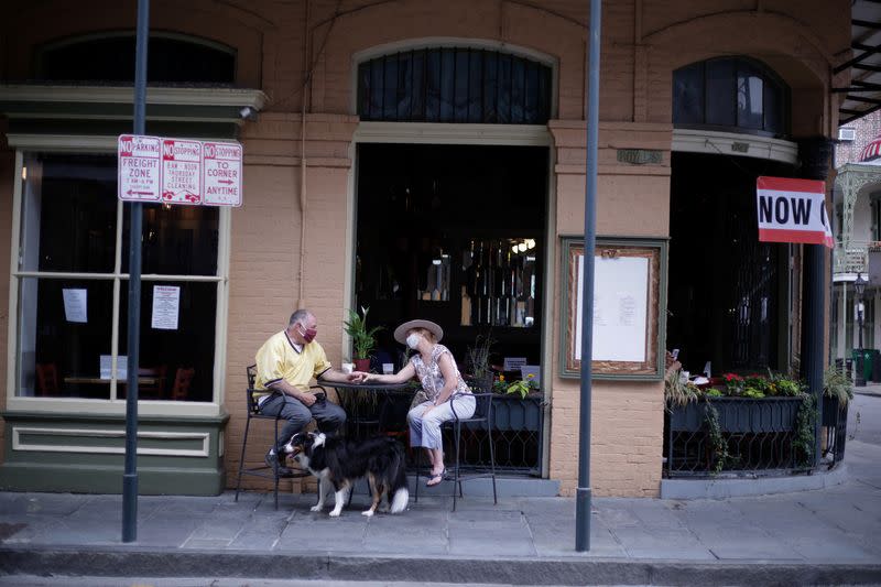 Coronavirus disease (COVID-19) lockdown restrictions eased in New Orleans