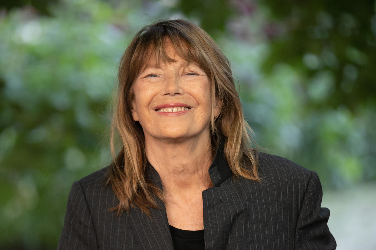 ANGOULEME, FRANCE - AUGUST 27: Singer Jane Birkin attends the 14th Angouleme French-Speaking Film Festival - Day Four on August 27, 2021 in Angouleme, France. (Photo by Marc Piasecki/WireImage)