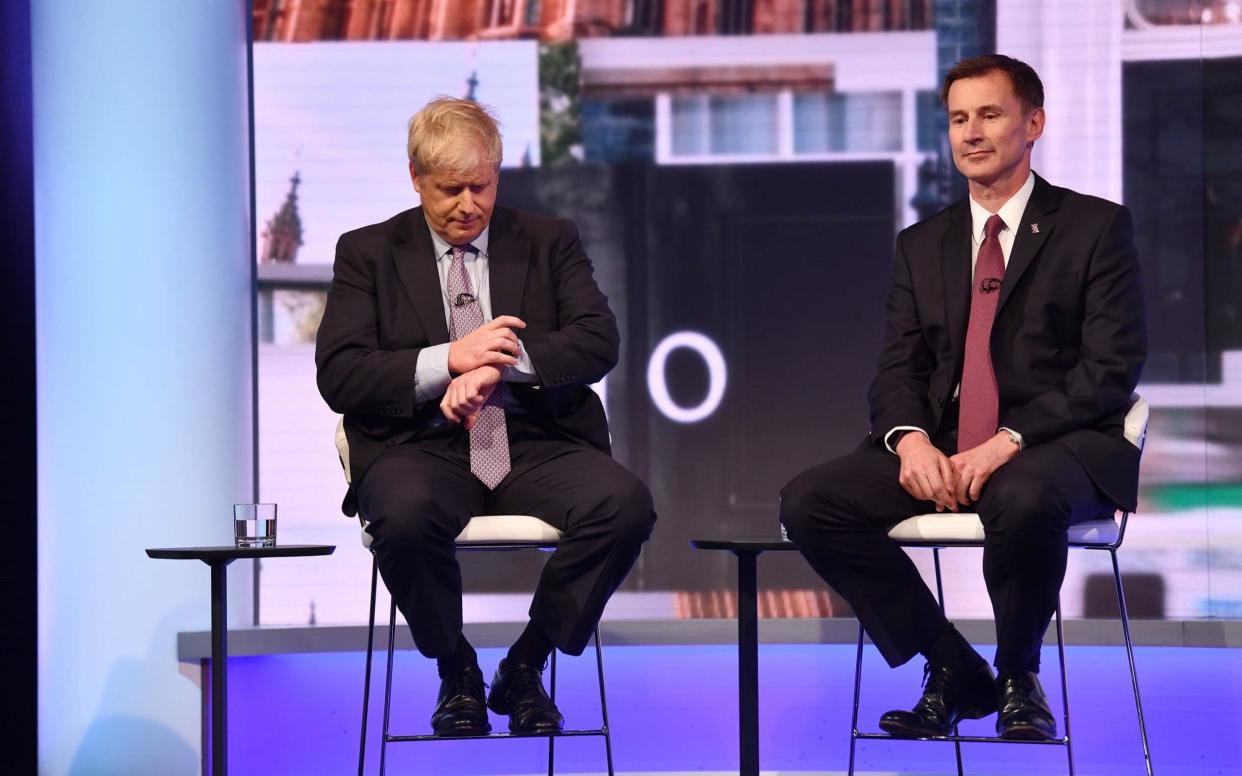 Boris Johnson and Jeremy Hunt will go head-to-head in the Conservative Party leadership contest. - Getty Images Europe