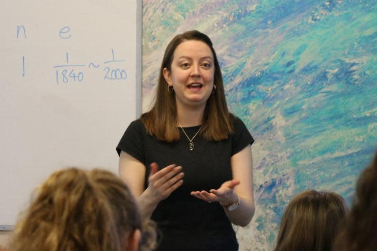 We need to show more girls science 'is for them', says teacher named among world’s top 50