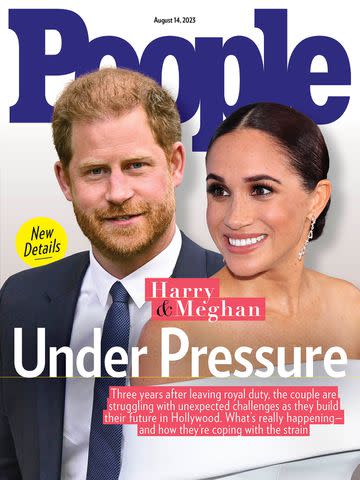 Prince Harry and Meghan Markle August 2023 PEOPLE cover