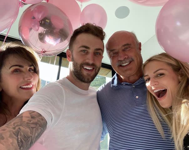Dr. Phil Instagram Dr. Phil and his wife Robin McGraw with their son Jordan McGraw and his wife Morgan Stewart.