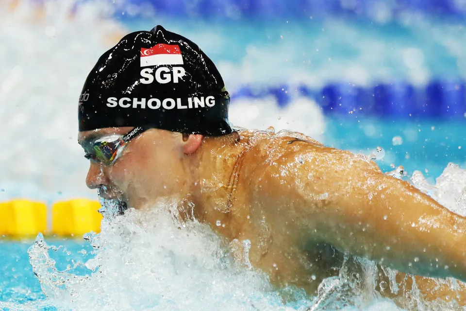 Singapore swimmer Joseph Schooling.