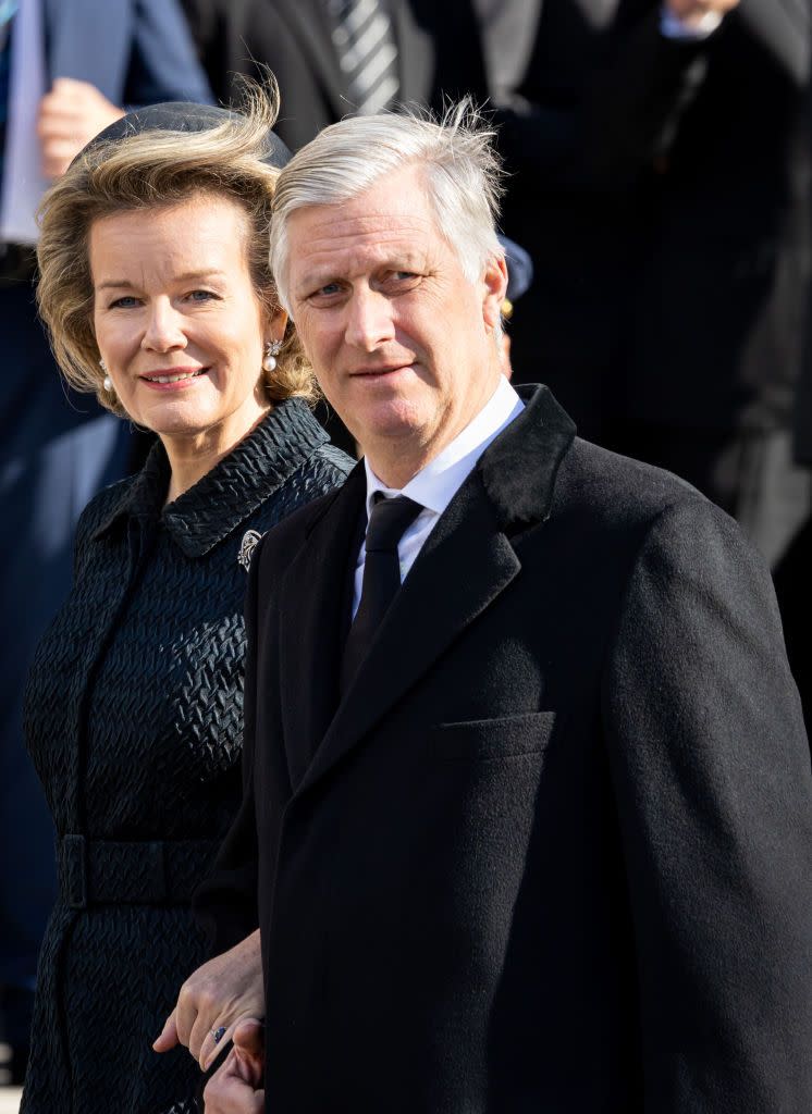 <p>King Philippe and Queen Mathilde of Belgium were also in attendance at the funeral. </p>