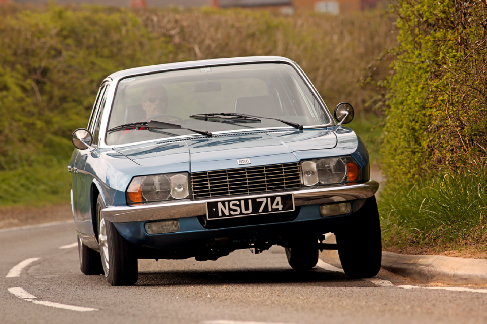 <p><span><span>The NSU Ro80 was made Car of the Year in the 1968, largely due to its </span><strong><span>forward-thinking</span></strong><span> styling and use of a twin-rotor Wankel rotary engine. It was undoubtedly a clever car that could cruise smoothly at high speeds. Sadly, that engine proved </span><strong><span>unreliable</span></strong><span> and only </span><strong><span>37,204</span></strong><span> Ro80s were made over its 11-year life before Volkswagen pulled down the shutters on the NSU name.</span></span></p><p><br><span><span>Modern technology has </span><strong><span>solved</span></strong><span> the rotor tip wear of the Wankel engine, making the Ro80 a desirable classic. Imperfect certainly, but we call the car great because of what it tried to do.</span></span></p>