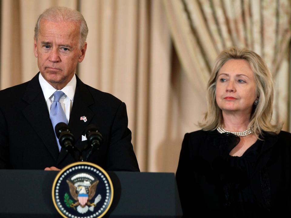 Joe Biden Hillary Clinton