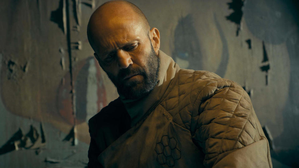 Jason Statham thriller The Beekeeper is one of 2024's most pleasant surprises. (MGM/Sky)