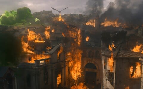 Dragons plus wildfire: a tragic Targaryen takeover - Credit: &nbsp;Courtesy of HBO