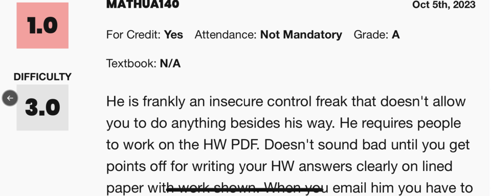 he is frankly an insecure control freak that doesn't allow you to do anything besides his way