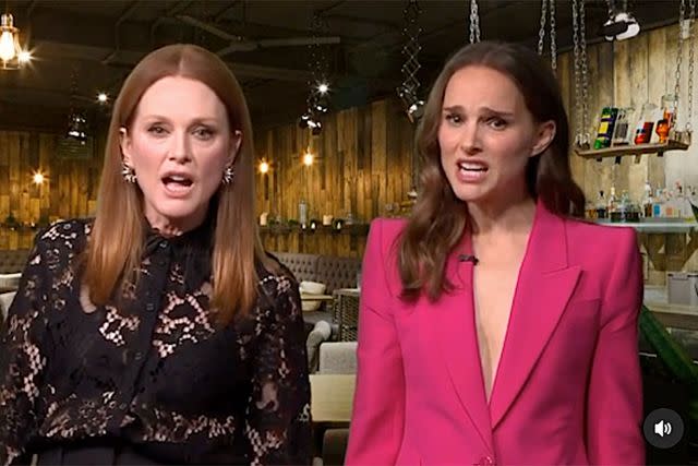 <p>Bravo</p> Julianne Moore and Natalie Portman