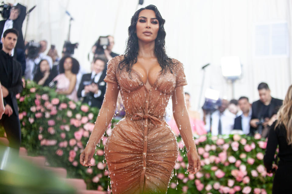 Kim Kardashian West at the 2019 Met Gala. - Credit: Lexie Moreland/WWD