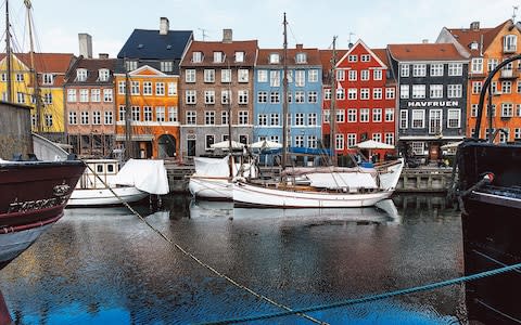 The colourful Copenhagen waterfront - Credit: Columbus Leth