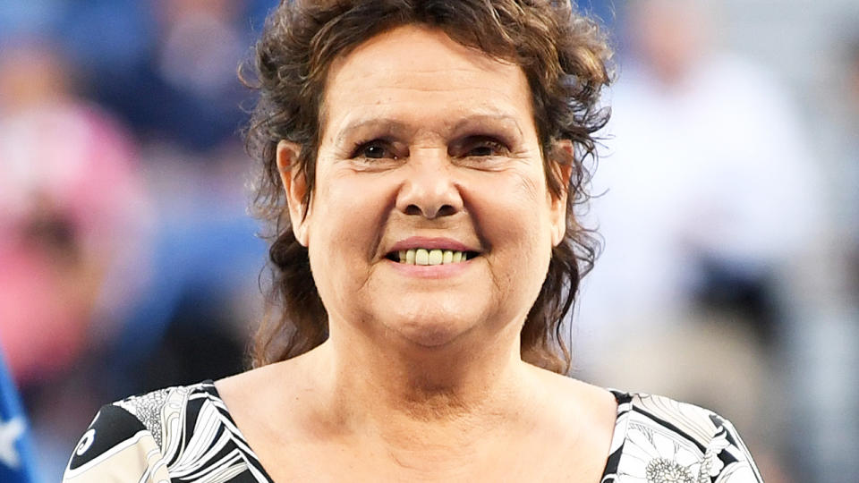 Evonne Goolagong, pictured here during a Tennis Hall of Fame ceremony at the 2020 Australian Open.