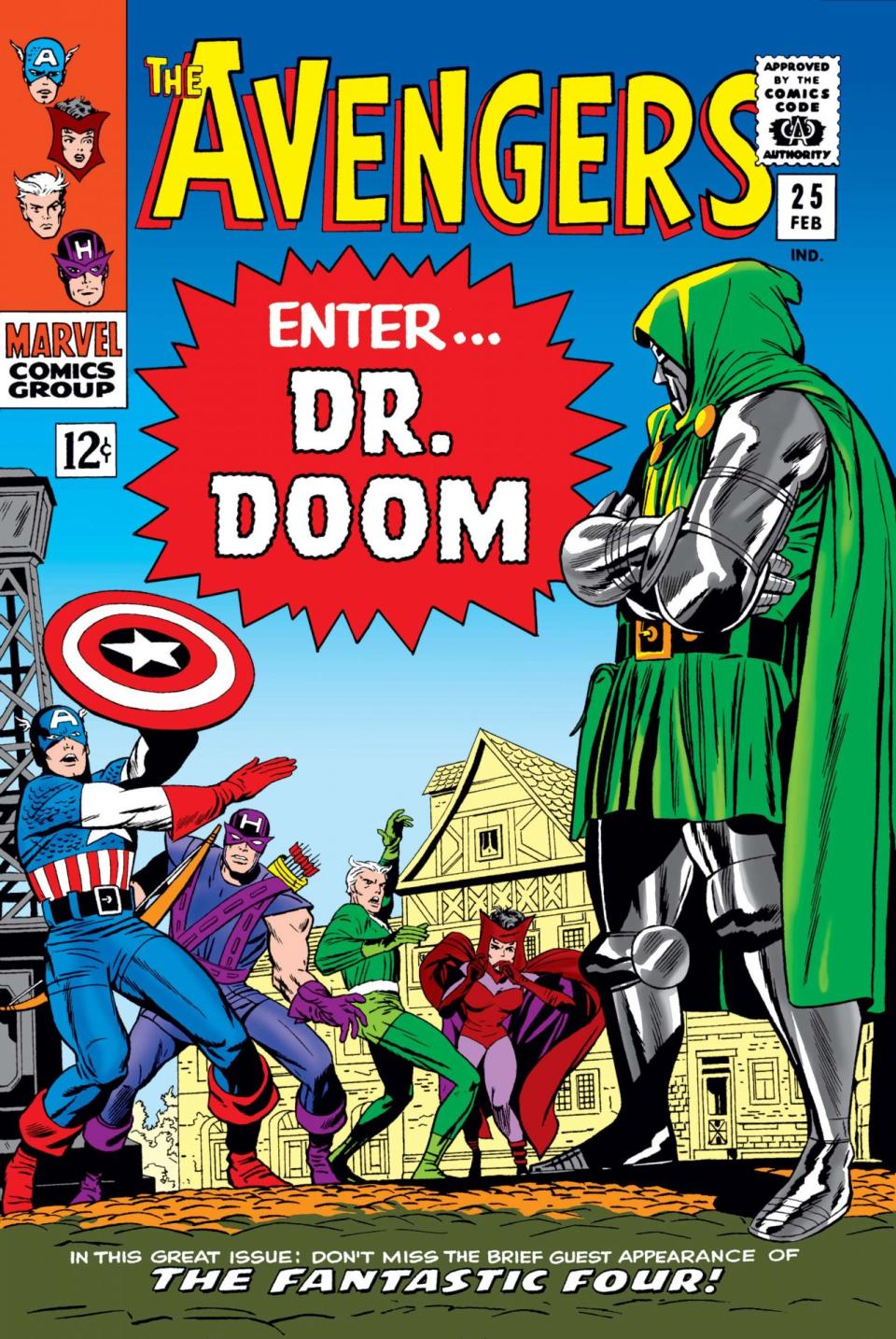 Doctor Doom comic book cover