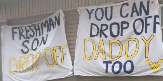 West Virginia Sorority Trolls Sexist Fraternity Signs With Giant Daddy Posters 