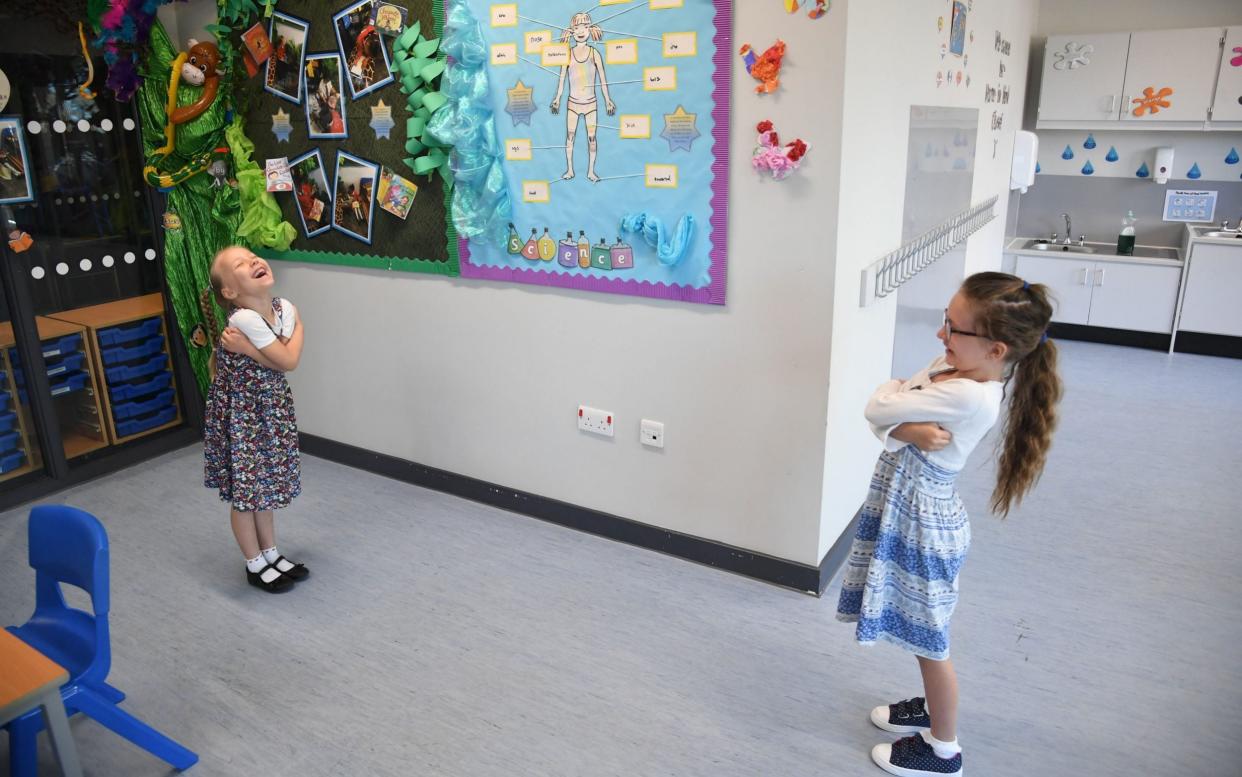 Pupils have been returning to classrooms as primary schools gradually reopen amid the Covid-19 crisis - Jeremy Selwyn