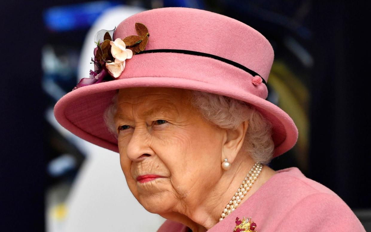 Queen Elizabeth II visits the Defence Science and Technology Laboratory (DSTL) at Porton Down - Ben Stansall/Pool via AP