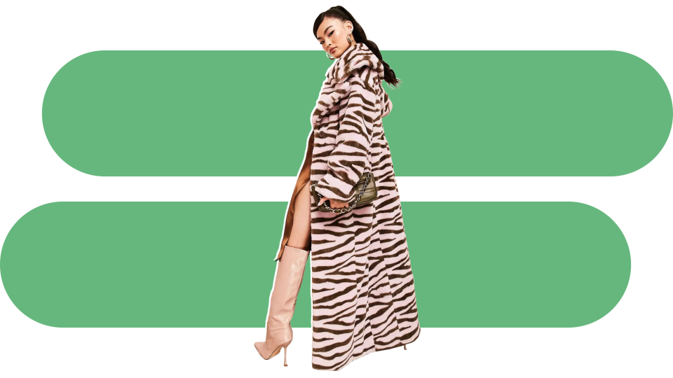Turn up the drama with a gorgeous maxi coat covered in a spicy animal print.