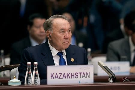 Kazakhstan's President Nursultan Nazarbayev attends the opening ceremony of the G20 Summit in Hangzhou, China, September 4, 2016. REUTERS/Nicolas Asfonri/Pool