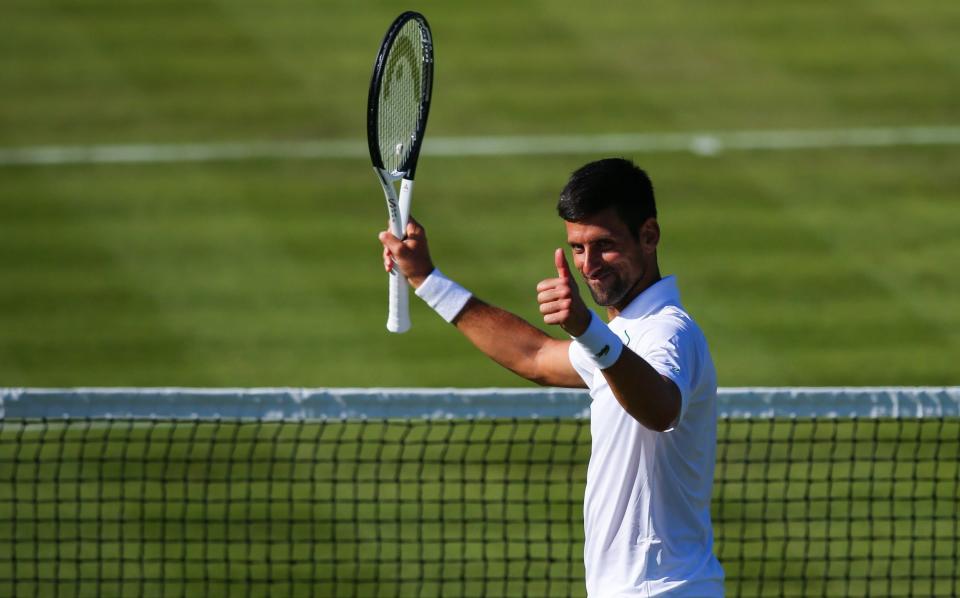 Novak Djokovic cruised past Felix Auger-Aliassime - GETTY IMAGES