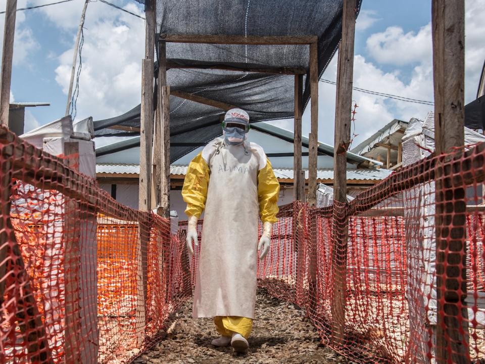 Ebola treatment center in DRC