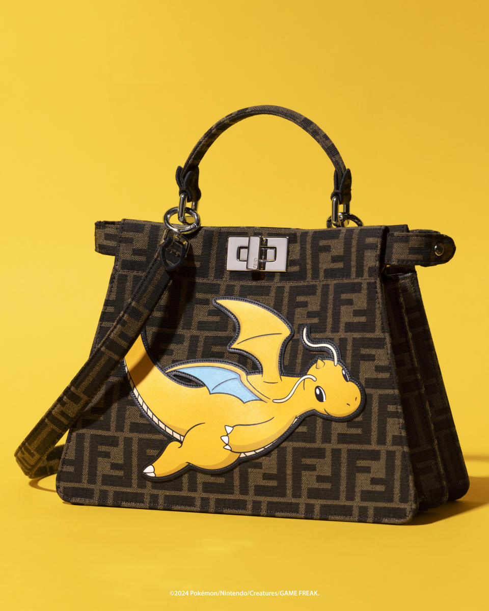 A Fendi x Frgmt x Pokémon Peekaboo ISeeU Small Dragonite