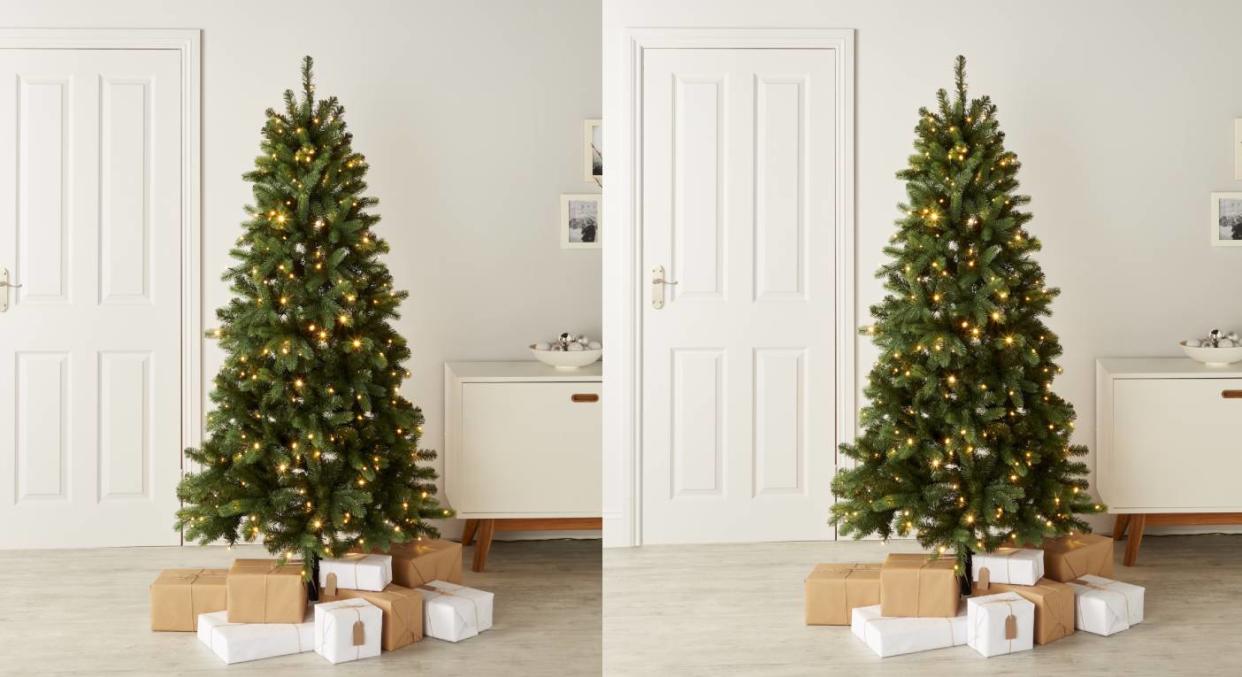 B&Q launches a smart Christmas tree that's compatible with Google Home and Alexa. (B&Q)