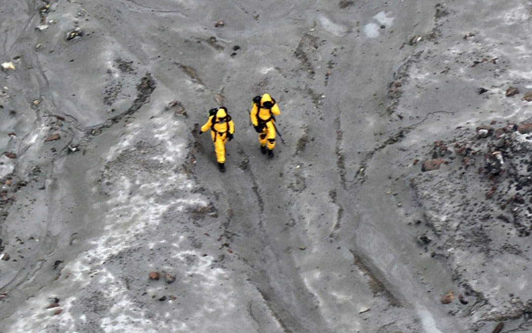 New Zealand Defence Force elite soldiers took part in a mission to retrieve bodies from White Island - AFP