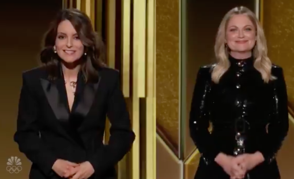 Tiny Fey and Amy Poehler host the golden globes